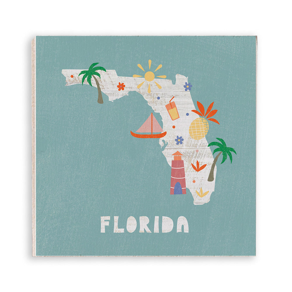 Florida State Icons Magnet