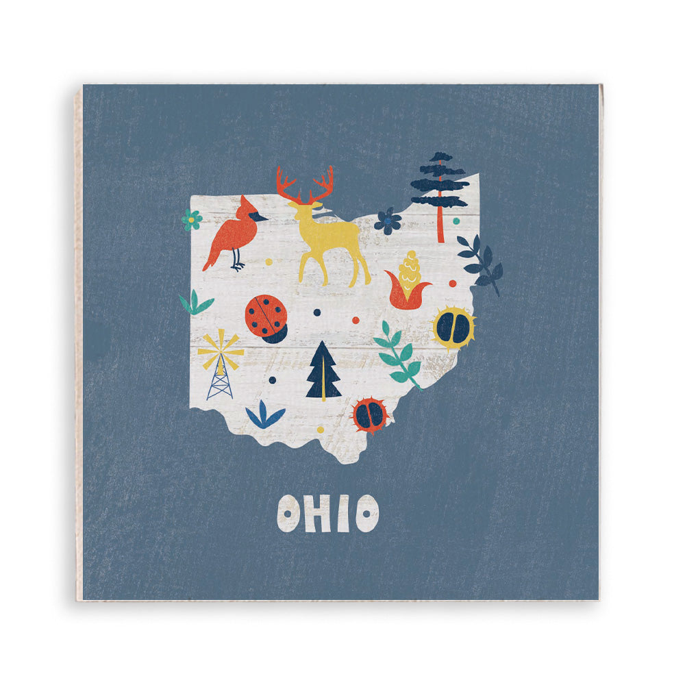 Ohio State Icons Magnet