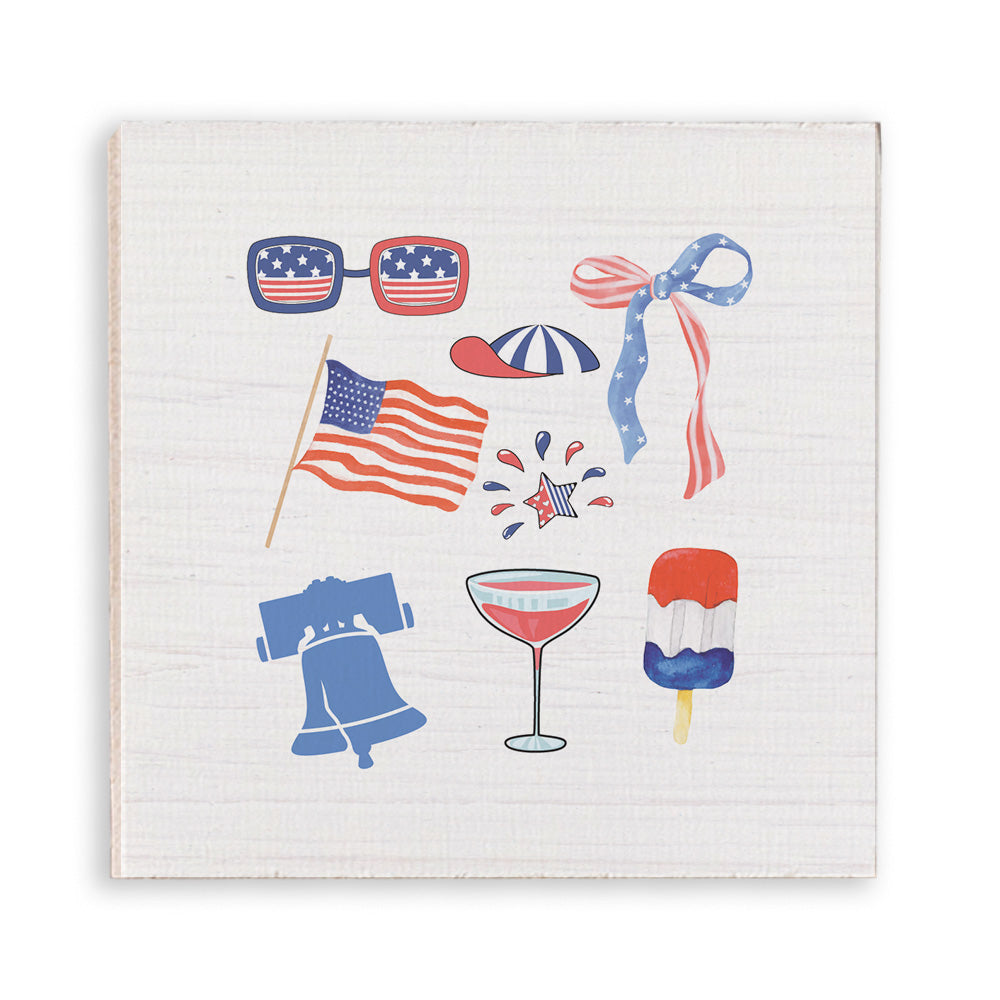Philly American Icons Magnet