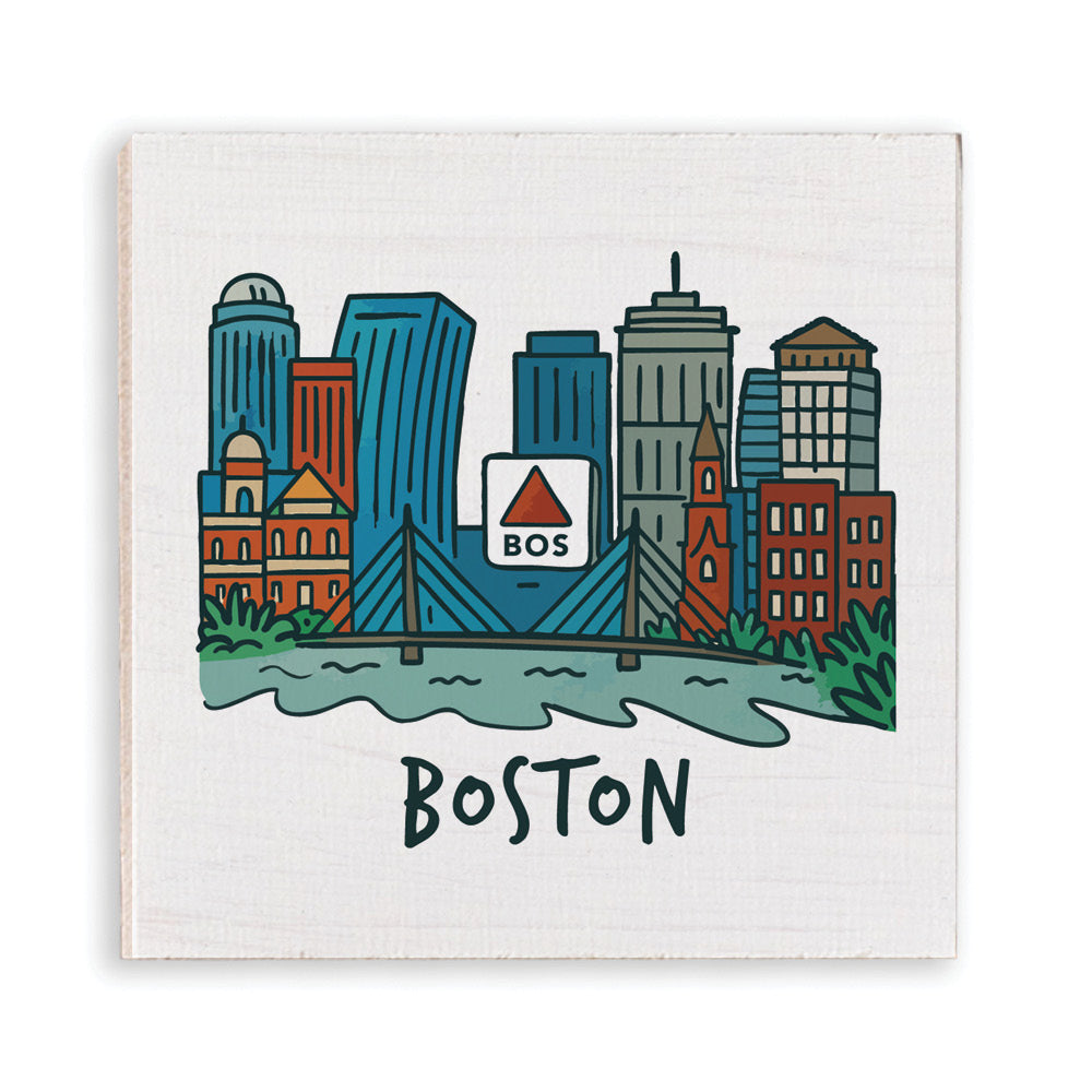 Boston Cityscape Magnet