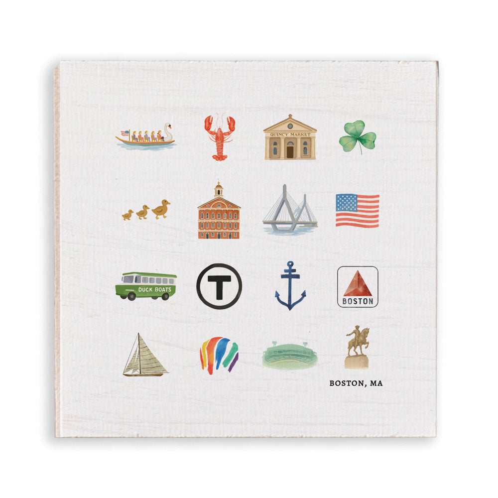 Boston Icons Magnet