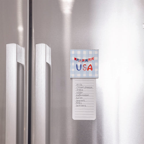 USA Gingham Magnet