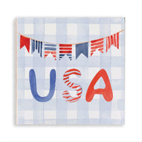 USA Gingham Magnet
