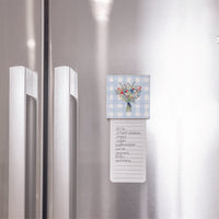 America 250 Flowers Magnet