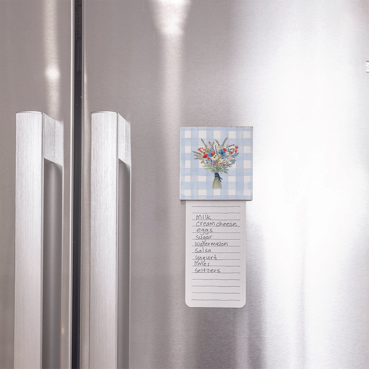 America 250 Flowers Magnet