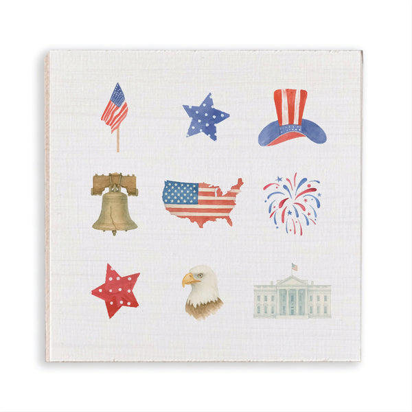 USA Icons Magnet
