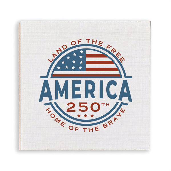 America Land Of The Free 250 Magnet