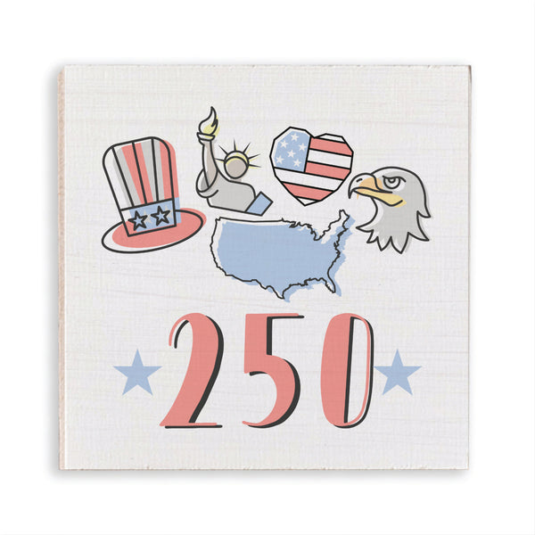 America 250 Icons Magnet