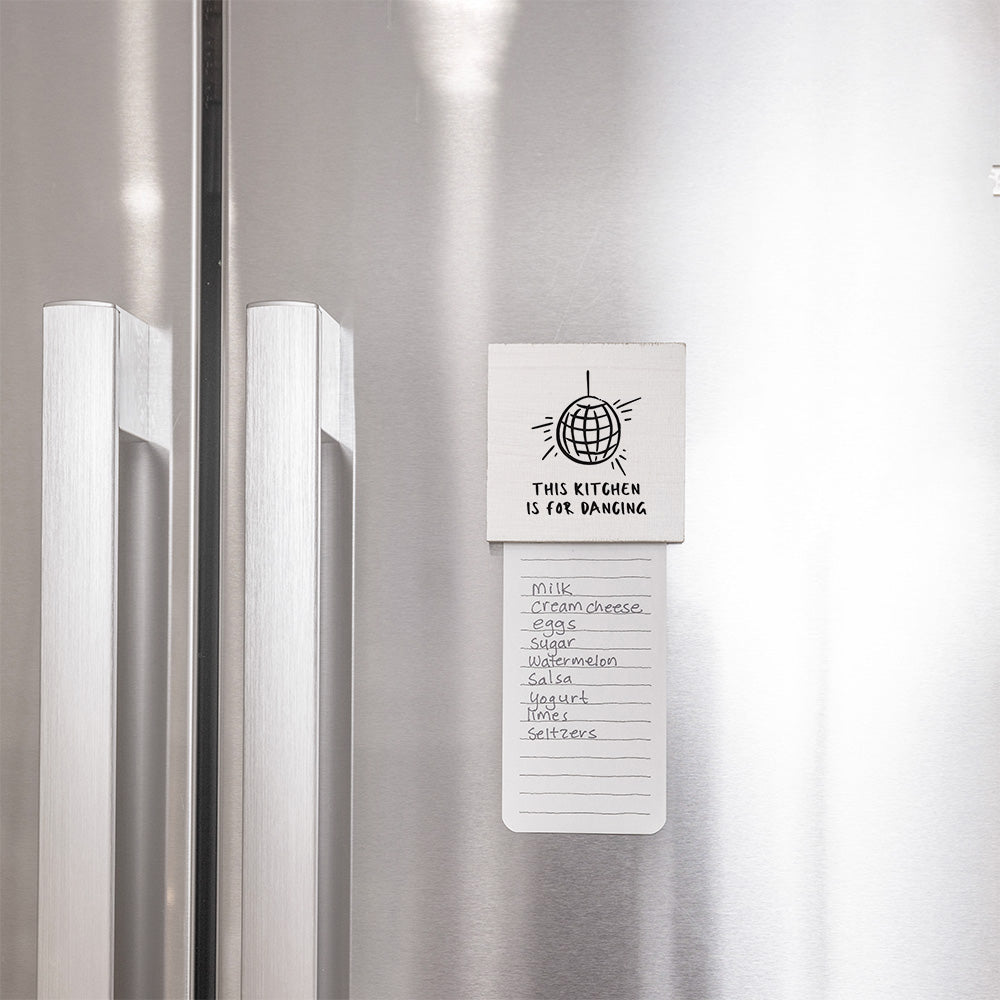 Kitchen Is For Dancing Disco Ball Magnet