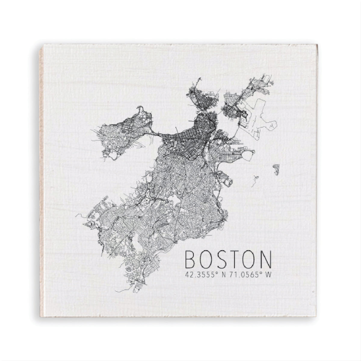 Boston Map Scale Magnet