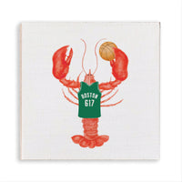 Boston Basketball Lobster Magnet