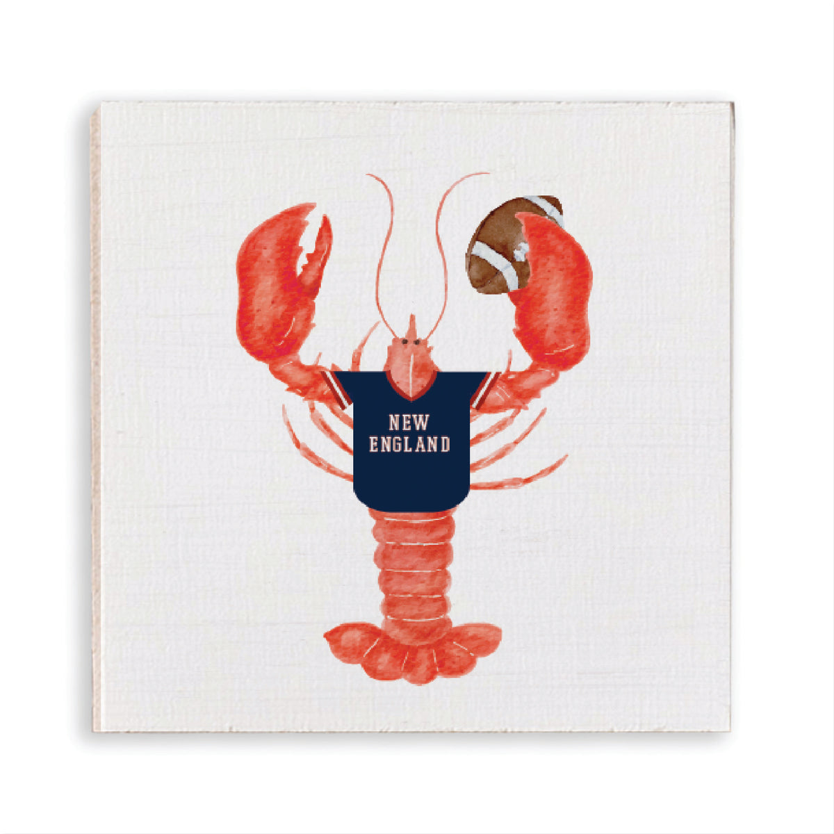 New England Football Lobster Magnet