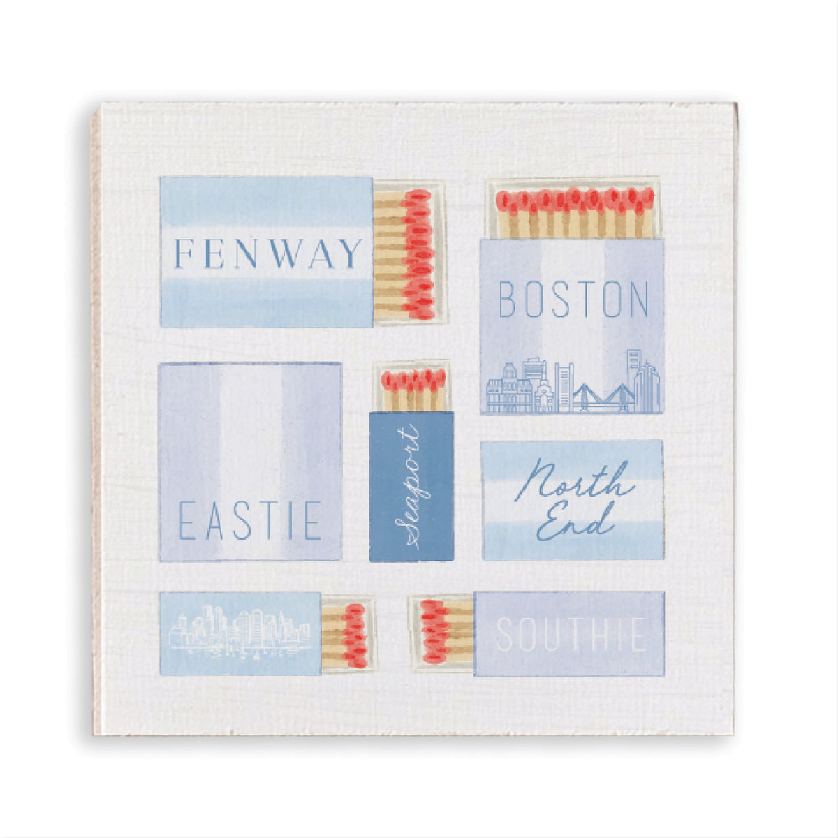 Boston Match Boxes Magnet