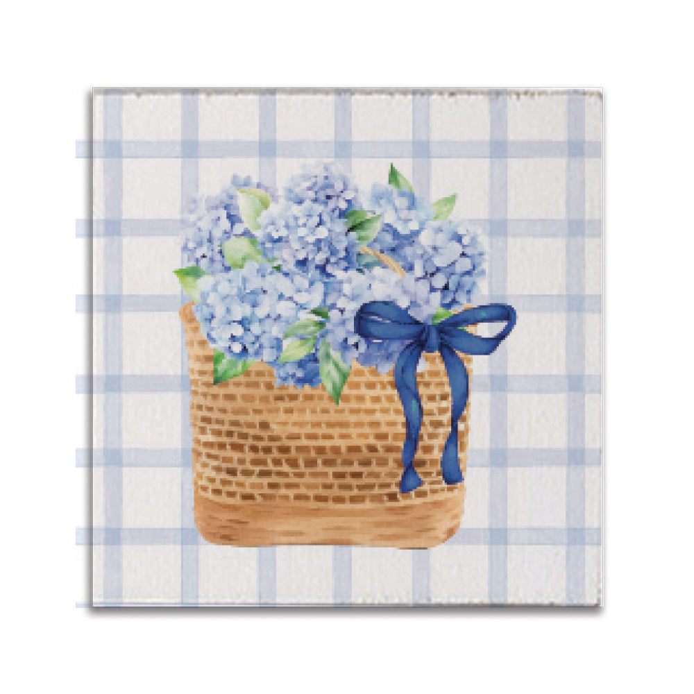 Hydrangea Basket Magnet