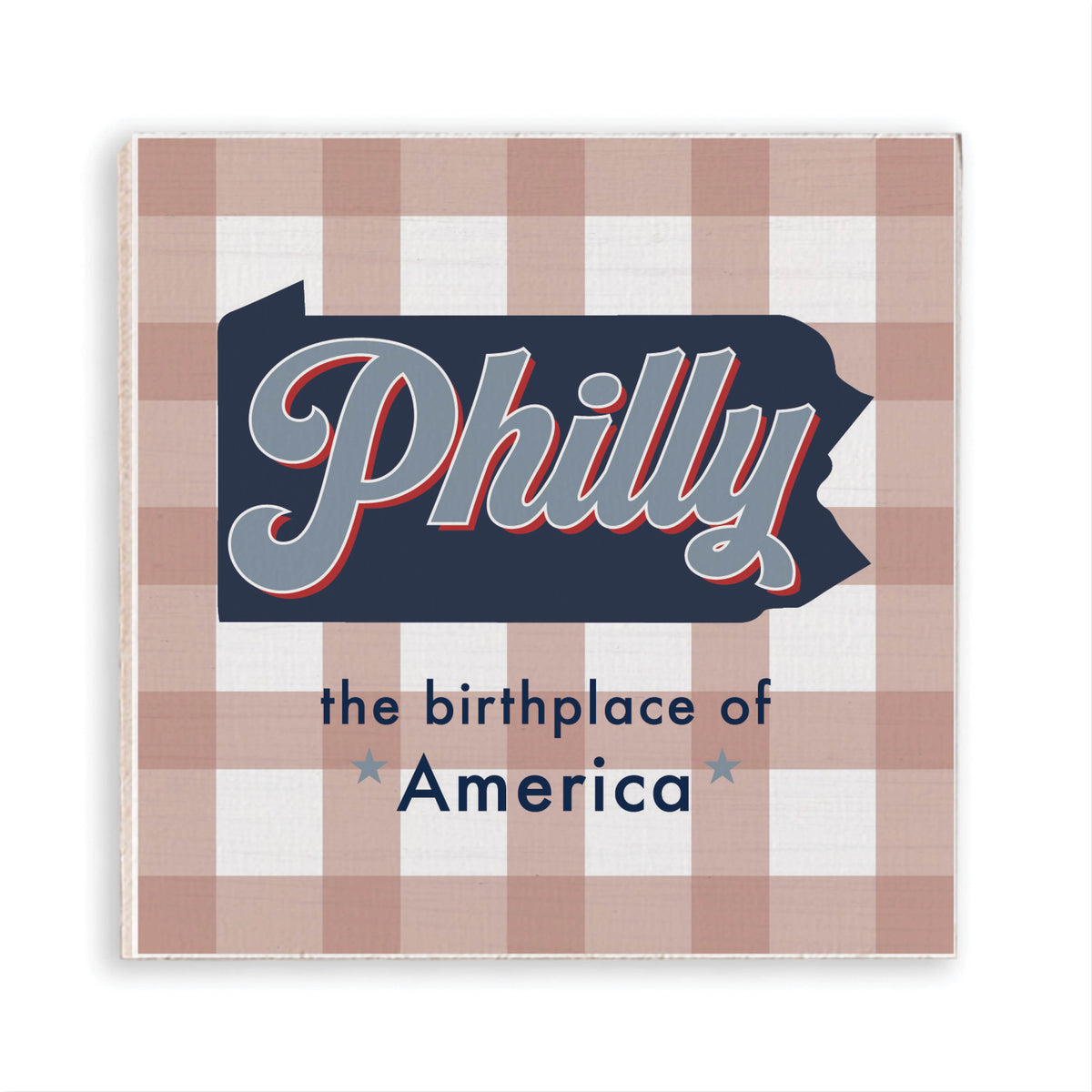 Philly Birthplace of America Checkered Magnet