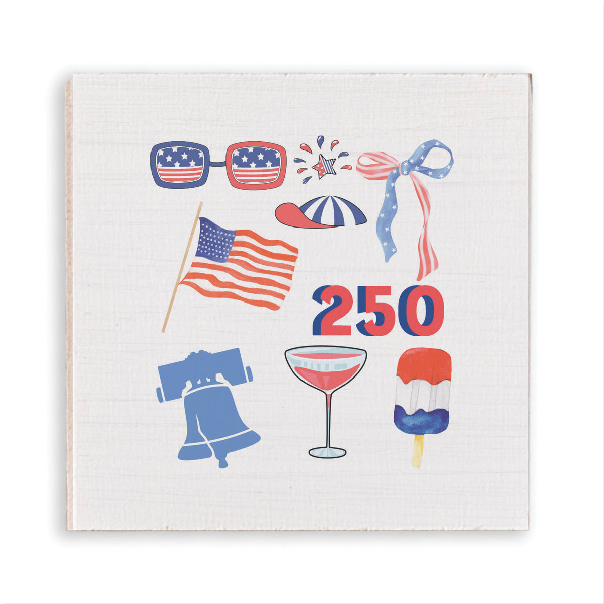 Philly America 250 Icons Magnet