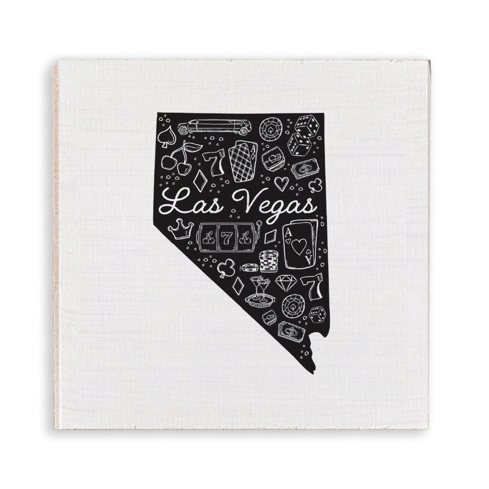 Las Vegas State Icon Art Magnet