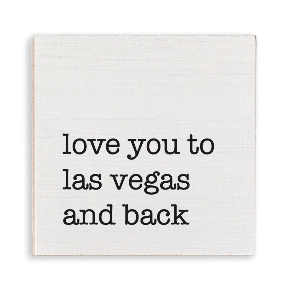 Love You To Las Vegas Magnet