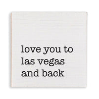 Love You To Las Vegas Magnet
