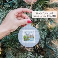 New York Stamp Ornament