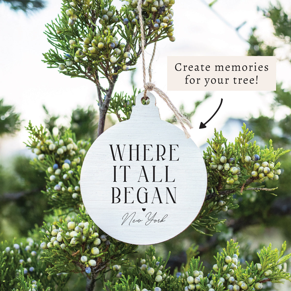 New York Where It All Began Ornament