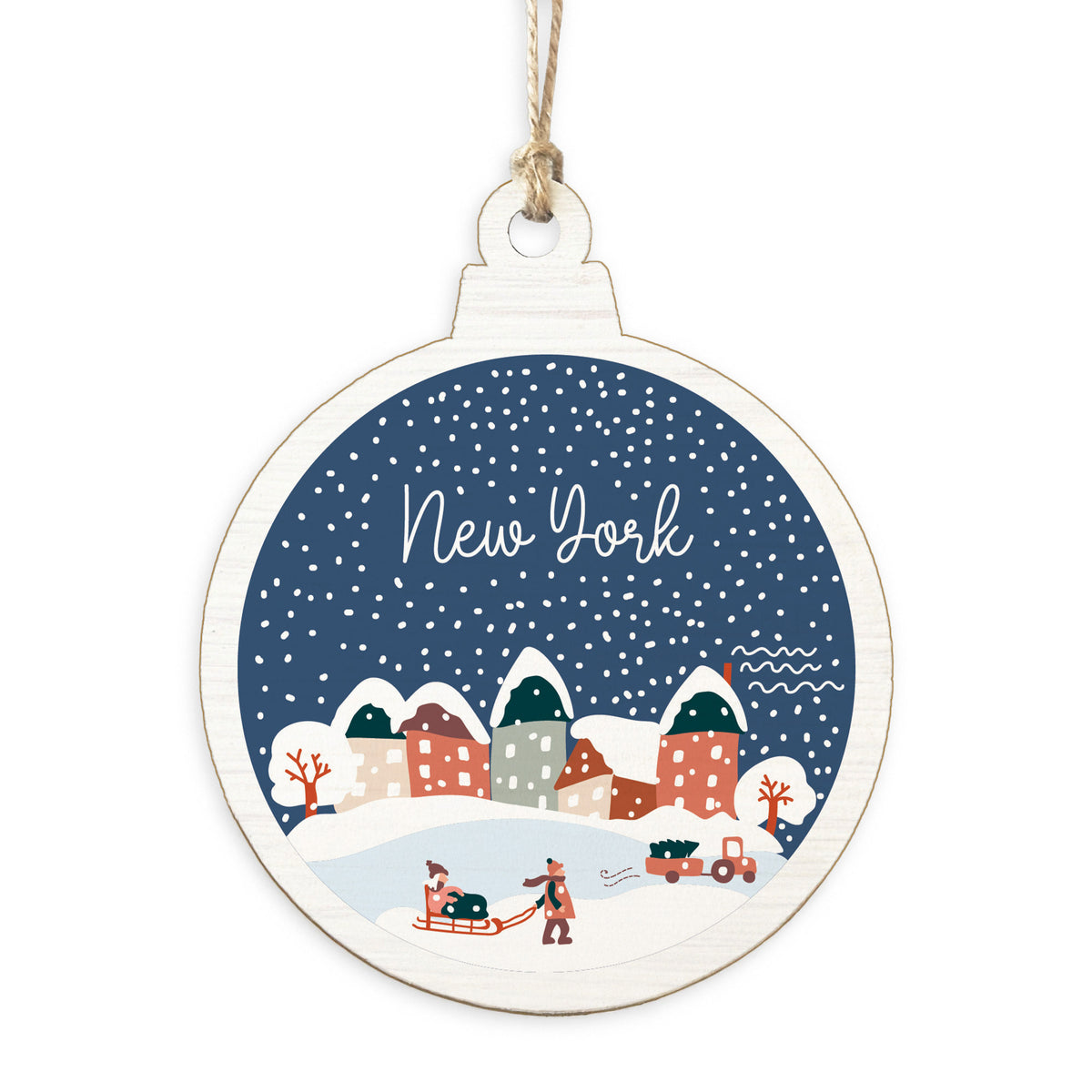 New York Snow Globe Ornament