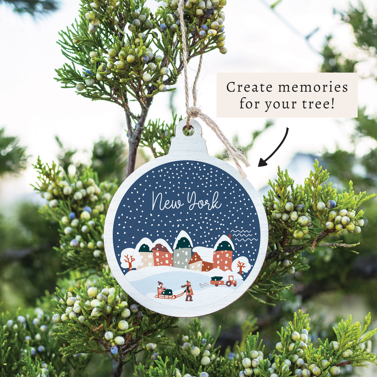 New York Snow Globe Ornament