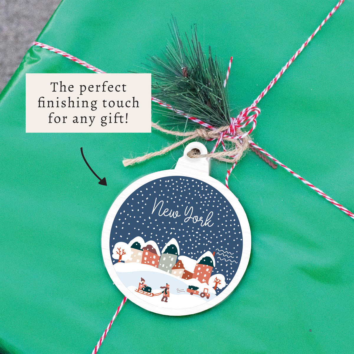 New York Snow Globe Ornament
