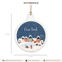 New York Snow Globe Ornament