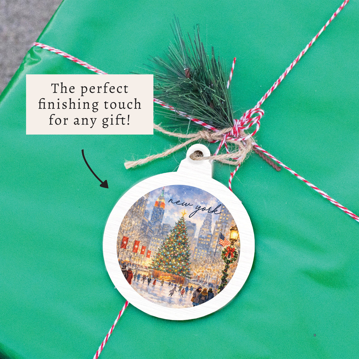 New York City Christmas Tree Ornament