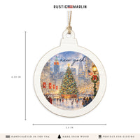 New York City Christmas Tree Ornament