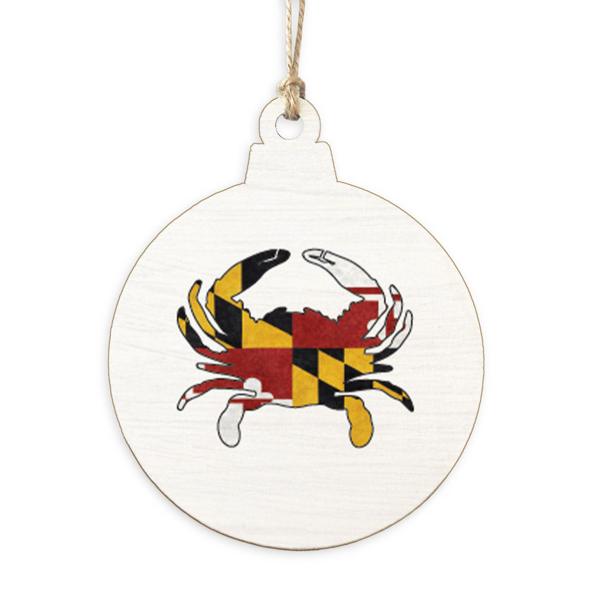 Maryland Flag Crab Ornament