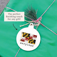 Maryland Vintage Flag Ornament