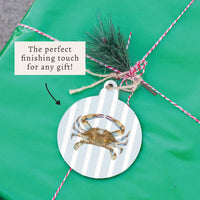 Maryland Striped Crab Ornament