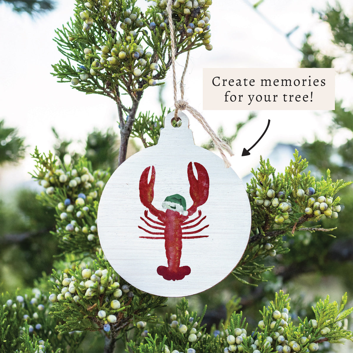 Nantucket Santa Lobster Ornament