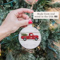Nantucket Christmas Tree Truck Ornament