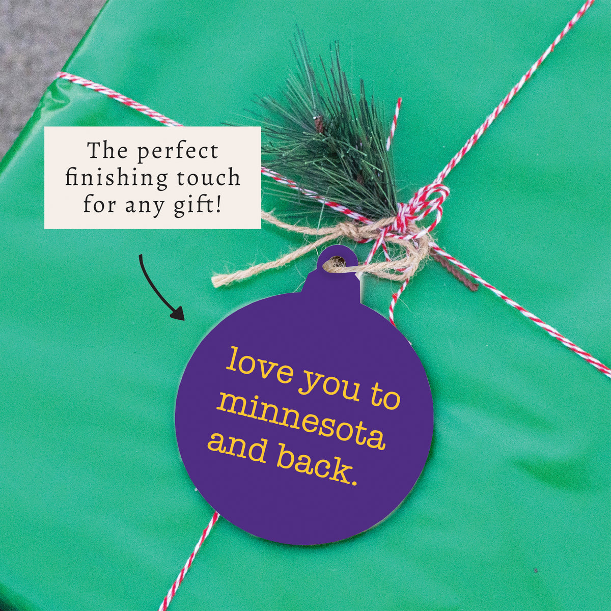 Love You To Minnesota Ornament