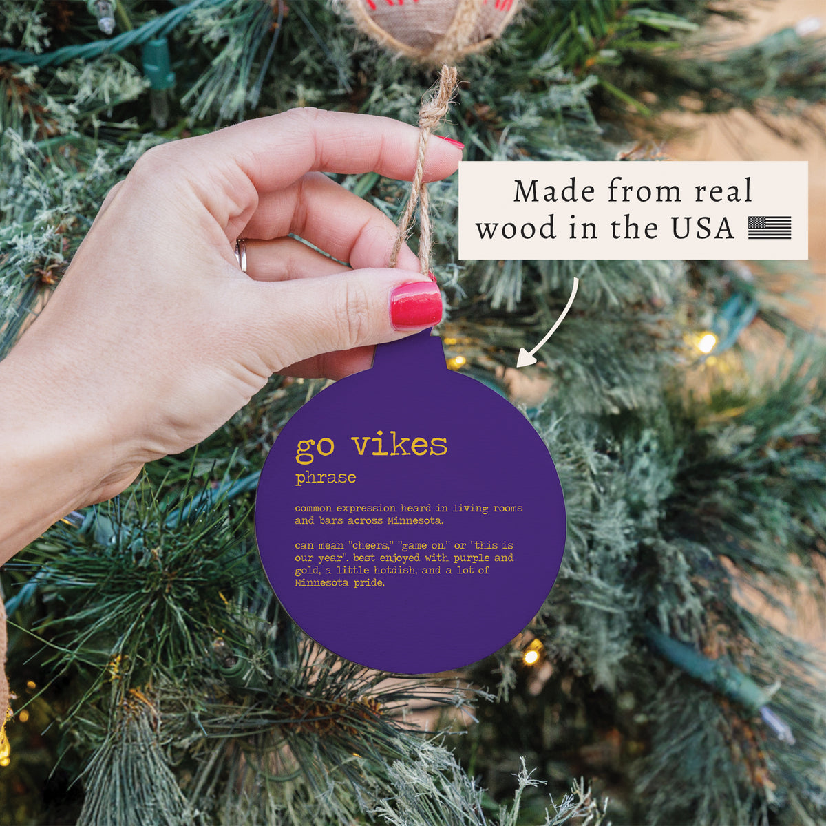 Go Vikes DefinitionOrnament