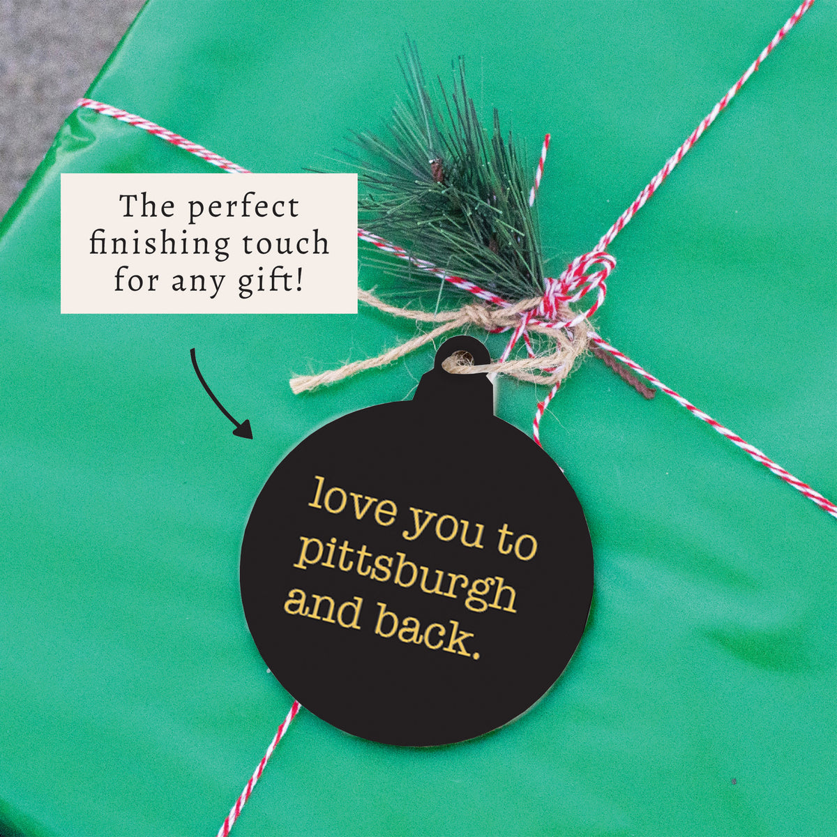 Love You To Pittsburg Ornament