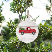 Christmas Tree Truck Ornament