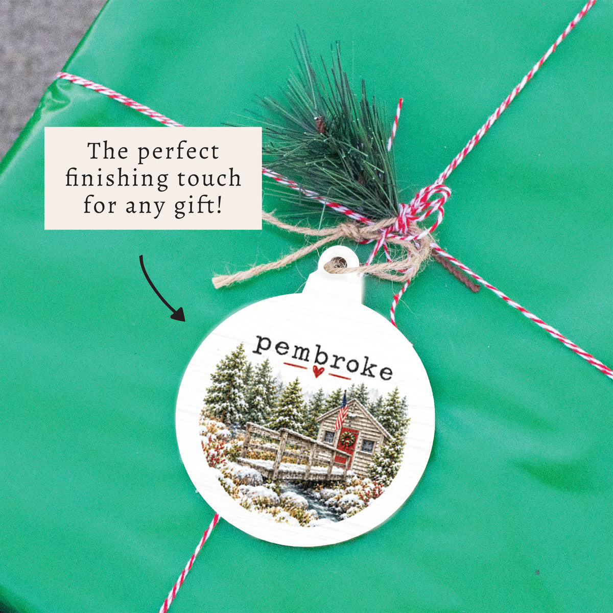 Pembroke Winter Bridge Ornament