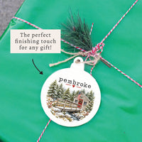 Pembroke Winter Bridge Ornament