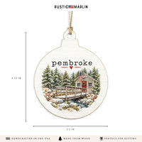 Pembroke Winter Bridge Ornament