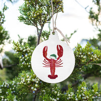 Santa Lobster Ornament