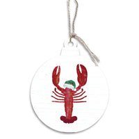 Santa Lobster Ornament