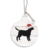 Santa Dog Ornament