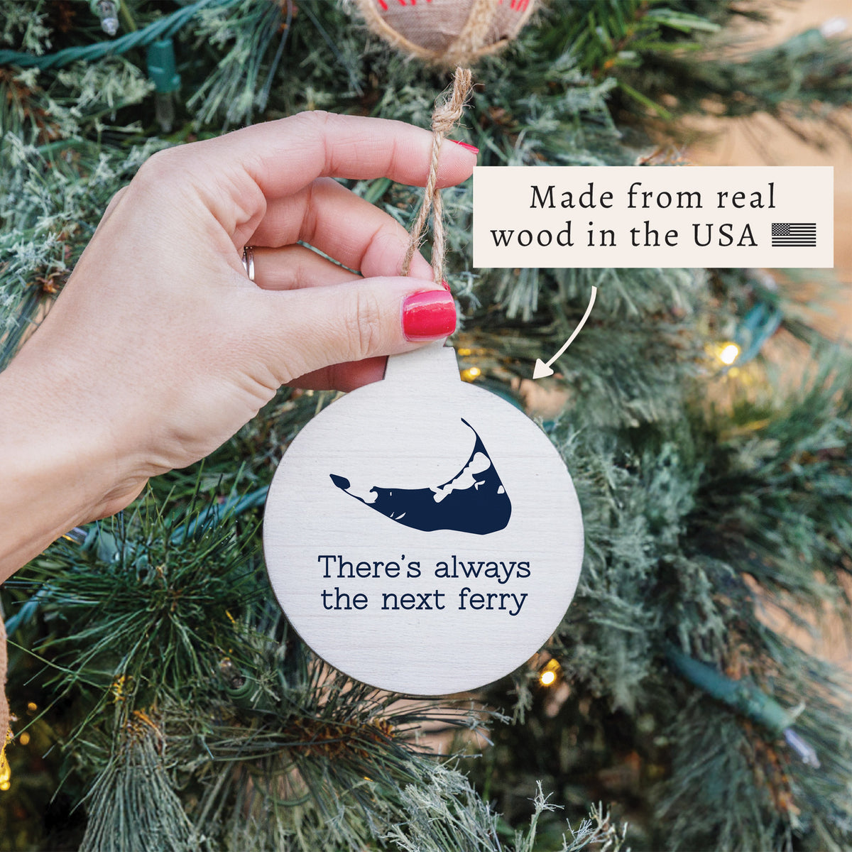 Nantucket Next Ferry Ornament
