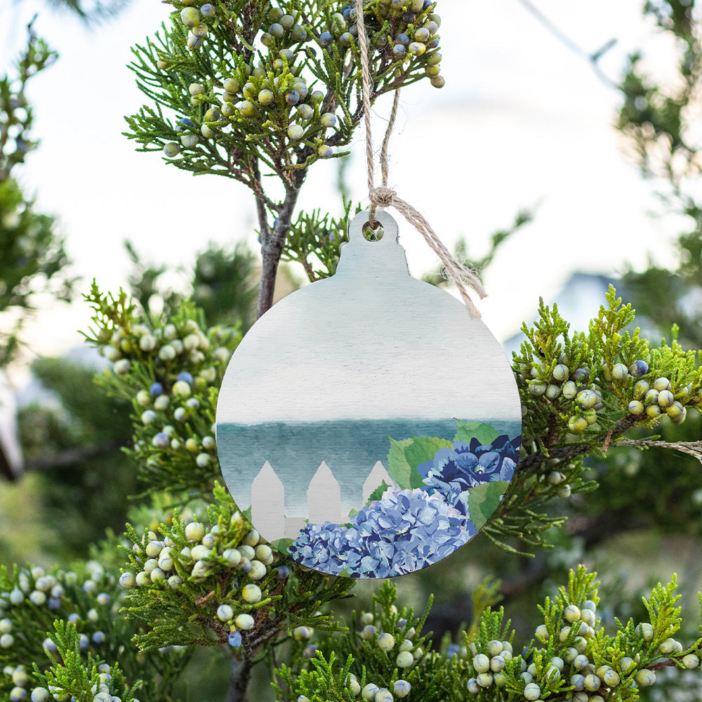 Hydrangea Dreams Bulb Ornament