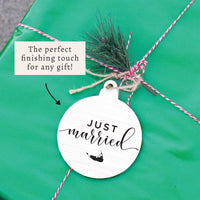 Just Married Nantucket Ornament