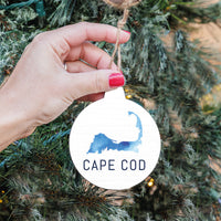 Watercolor Cape Cod Ornament